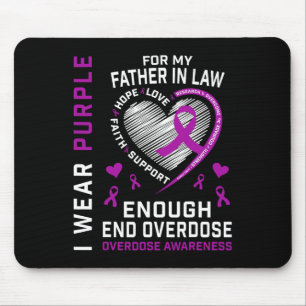 Tapis De Souris Chemise de sensibilisation à la fin des overdoses