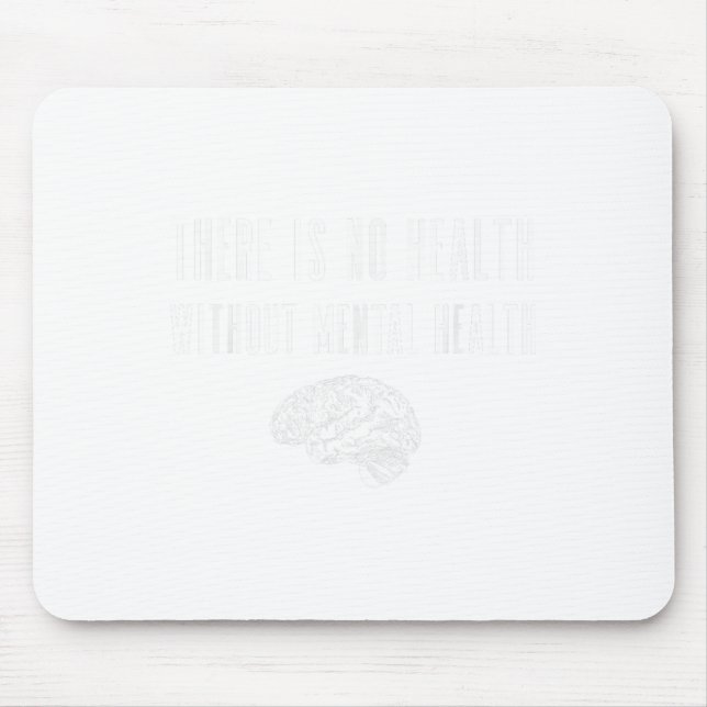 Tapis De Souris Chemise de sensibilisation à la santé mentale - Gr (Devant)