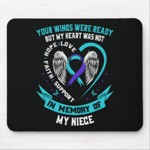 Tapis De Souris Chemise de sensibilisation au suicide Nièce Tante