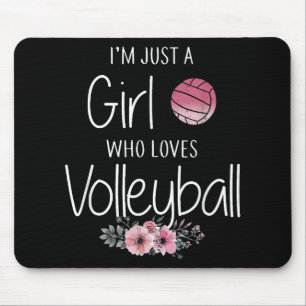 Tapis De Souris Chemise de volley-ball pour filles adolescentes fe