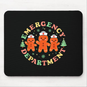 Tapis De Souris Chemise Département d'urgence Pain d'épice Infirmi