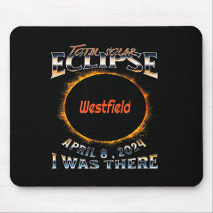 Tapis De Souris Chemise Éclipse Solaire Westfield Indiana Là
