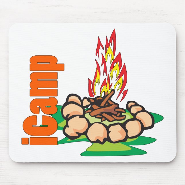Tapis De Souris Chemise iCamp Camping (Devant)