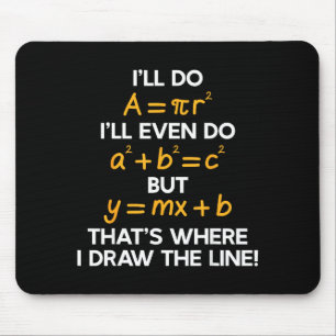 Tapis De Souris Chemise Je vais Formule Mathématique Blagues Mathé