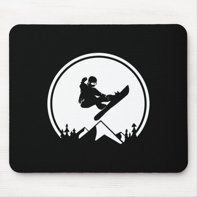Tapis De Souris Chemise snowboard (Devant)