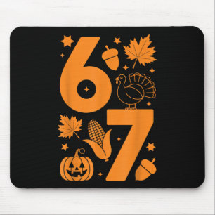 Tapis De Souris Chemise Thanksgiving 67 – Dinde d'automne