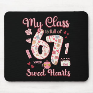 Tapis De Souris Chemises de la Saint-Valentin Mon Cl est plein de
