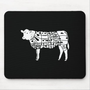 Tapis De Souris Chemises drôles de barbecue pour hommes coupes de