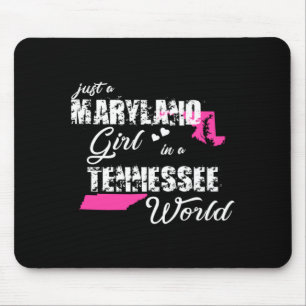 Tapis De Souris Chemises drôles du Maryland Une fille du Maryland