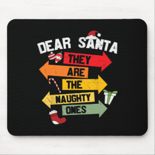 TAPIS DE SOURIS CHER PÈRE NOËL, ILS SONT LES GENS LES PLUS RICHES 