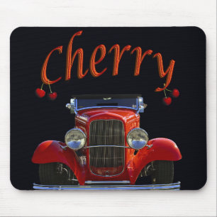 Tapis De Souris "Cherry Antique Automobile"