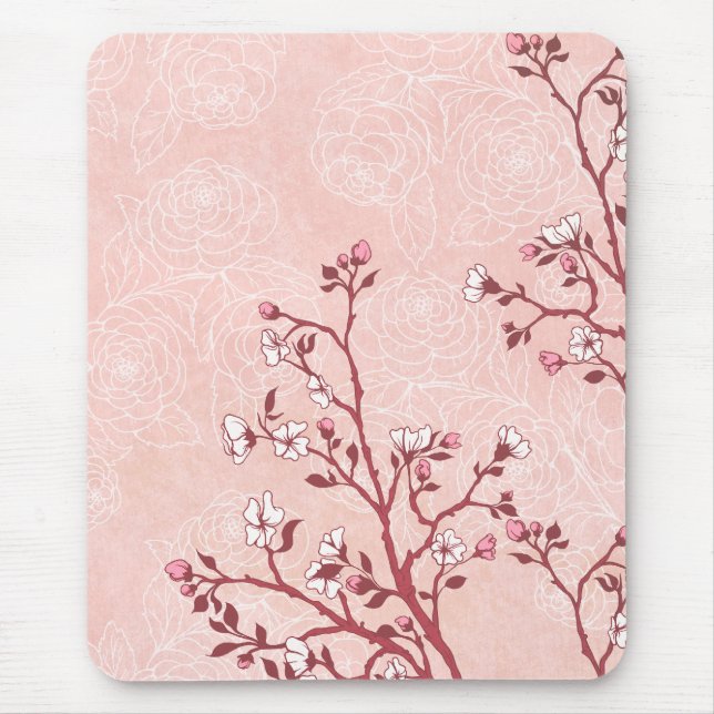 Tapis De Souris Cherry Blossom Mousepad (Devant)