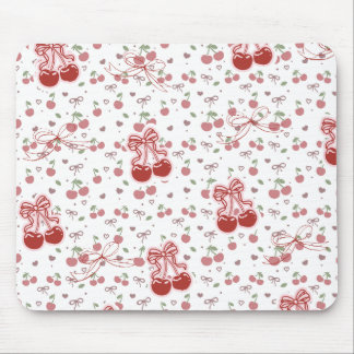 Tapis De Souris Cherry Bow Mousepad – Cute Desk Acessory