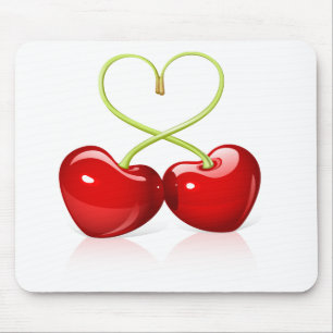 Tapis De Souris Cherry Heart