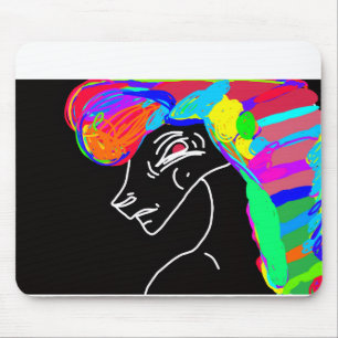 Tapis De Souris Cheval Arc-en-ciel