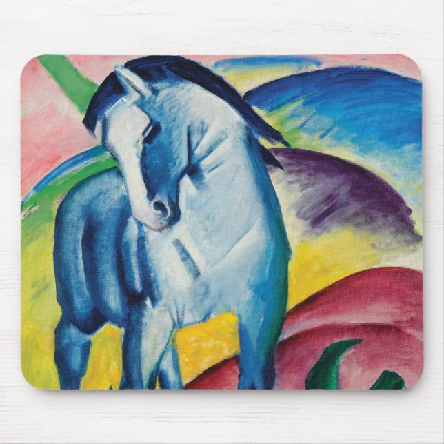 Tapis De Souris Cheval bleu I par Franz Marc (Devant)