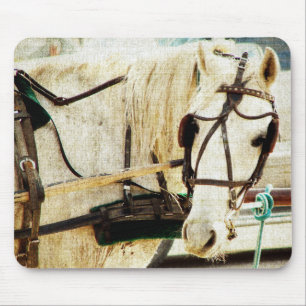 Tapis De Souris Cheval Buggy Amish Grey