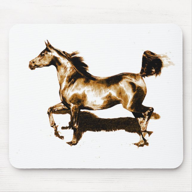 Tapis De Souris Cheval de course (Devant)