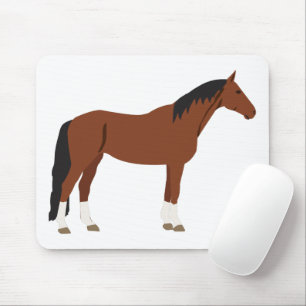Tapis De Souris Cheval Design