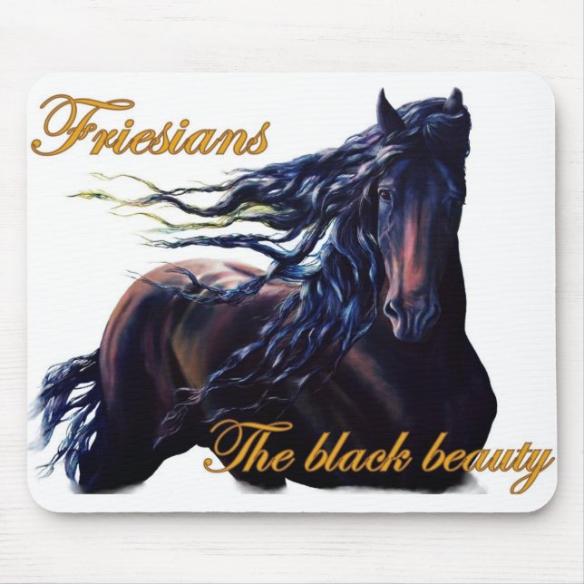 Tapis De Souris Cheval frison (Devant)