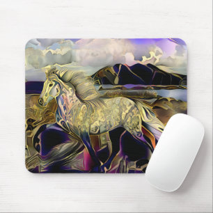 Tapis De Souris Cheval islandais Art Déco