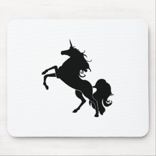 Tapis De Souris Cheval noir