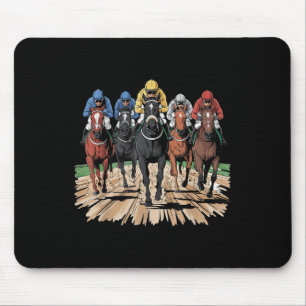 Tapis De Souris Cheval Racer Jockey Racer Derby Rider Cadeaux Homm