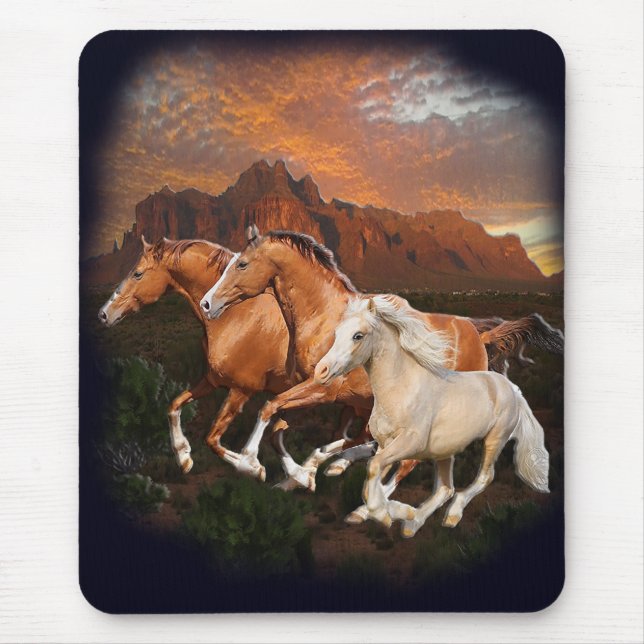 Tapis De Souris Cheval sauvage (Devant)