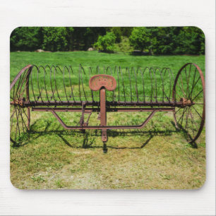 Tapis De Souris Cheval tiré Hay Rake