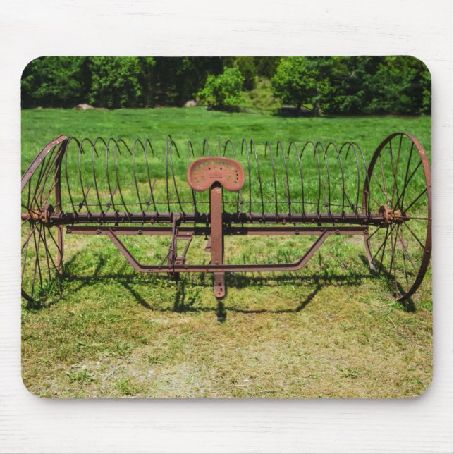 Tapis De Souris Cheval tiré Hay Rake (Devant)