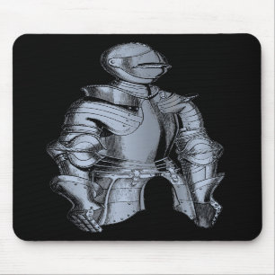 Tapis De Souris Chevalier Mousepad de Bleu