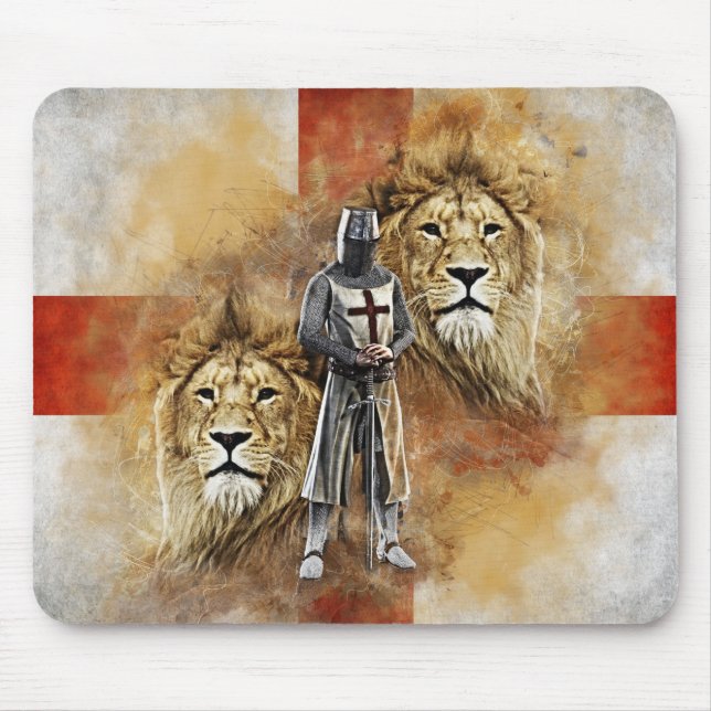 Tapis De Souris Chevaliers Templar 001 (Devant)
