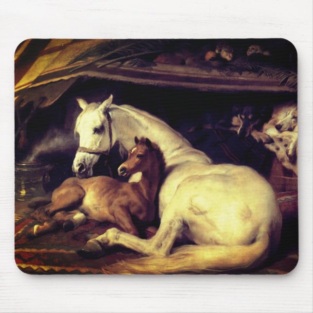 Tapis De Souris Chevaux d'atterrisseur (Devant)