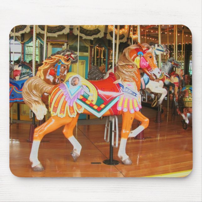 Tapis De Souris Chevaux de carrousel (Devant)