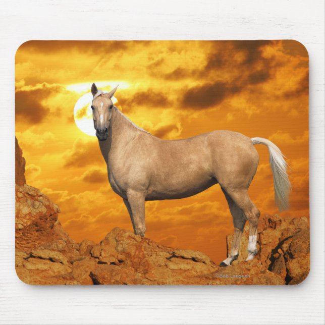 Tapis De Souris Chevaux d'imaginaire : Montagne (Devant)