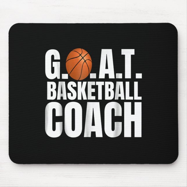 Tapis De Souris Chèvre Basketball entraîneur cadeau (Devant)