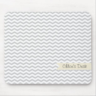 Tapis De Souris Chevron gris
