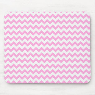 Tapis De Souris Chevron rose