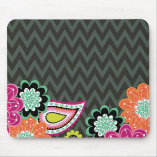Tapis De Souris CHEVRONFLOWERS MousePad