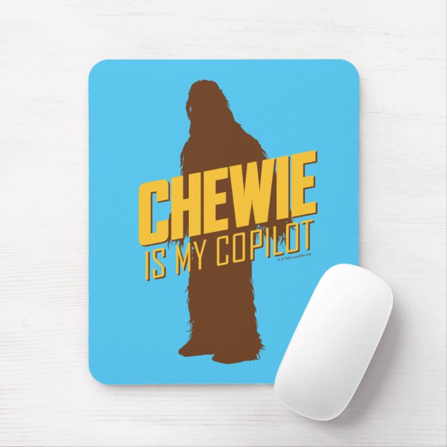 Tapis De Souris Chewie est mon copilot (Avec souris)