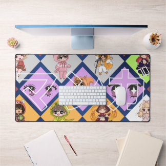 Tapis de souris Chibi Manga Anime Katakana japonai