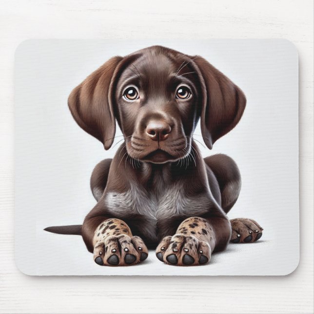 Tapis De Souris Chic Chiot Allemand Shorthair (Devant)