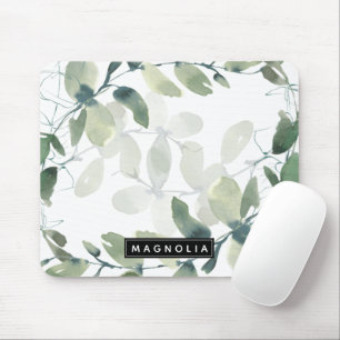 Tapis De Souris Chic Eucalyptus Monogram