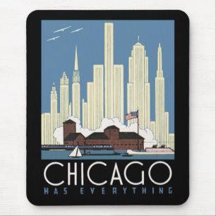 Tapis De Souris Chicago a tout Mousepad