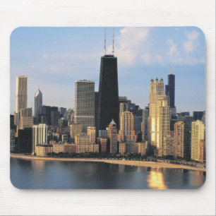 Tapis De Souris Chicago de la commande de rivage de lac