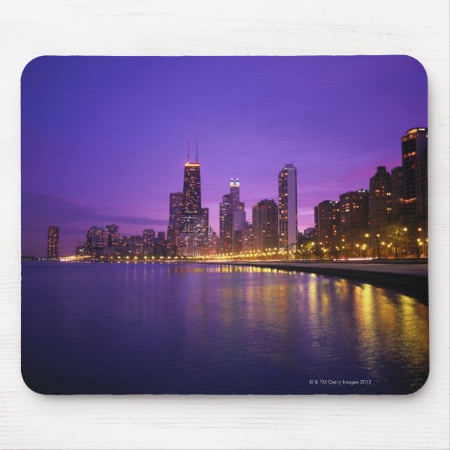 Tapis De Souris Chicago Skyline (Devant)