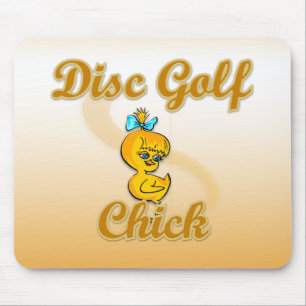 Tapis De Souris Chick de golf sur disque