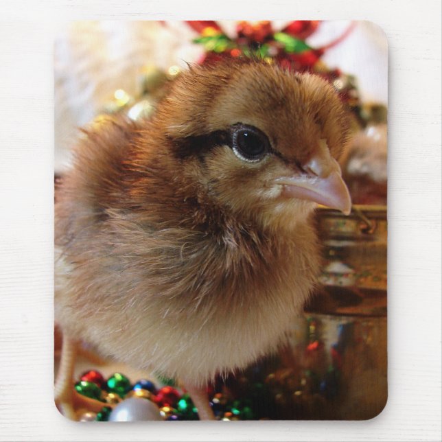Tapis De Souris Chick de Noël (Devant)
