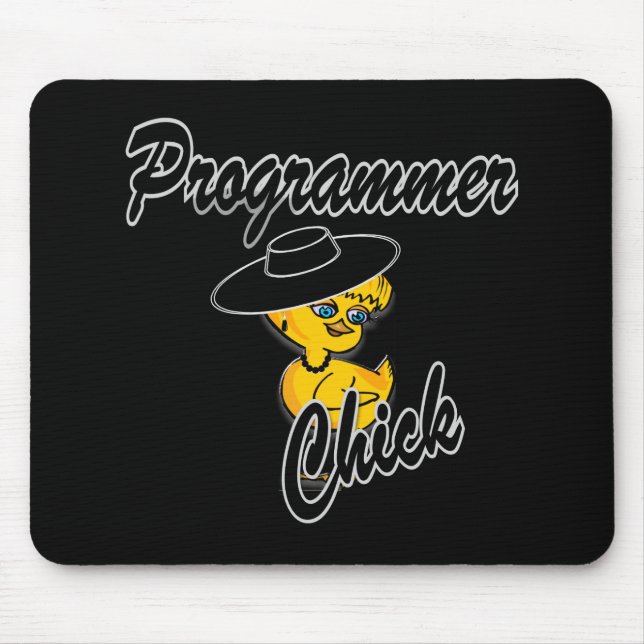Tapis De Souris Chick programmeur #4 (Devant)