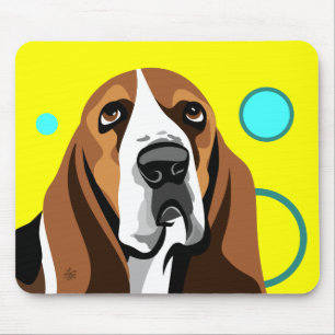 Tapis De Souris Chien Basset Hound